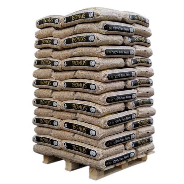 PELLET BONUS - PALETTE DE 70 SACS DE 15 KG