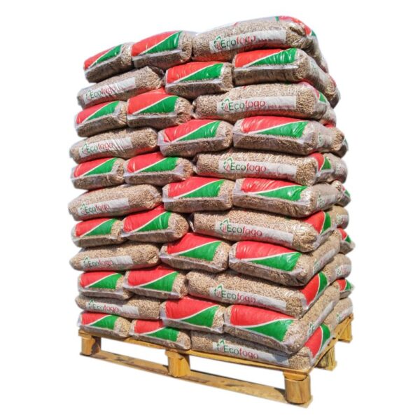 PELLET ECOFOGO - PALETTE DE 66 SACS DE 15 KG