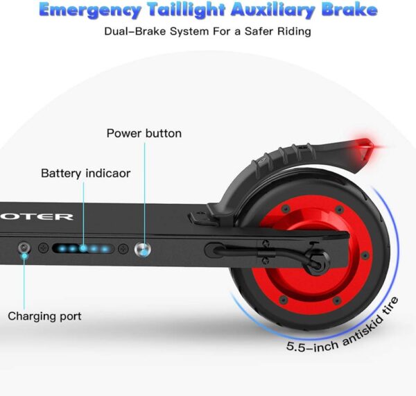MEGAWHEELS S1 M Electric Scooter 250W - Image 4
